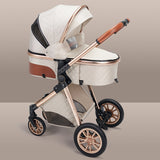 High landscape baby stroller