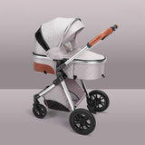 High landscape baby stroller