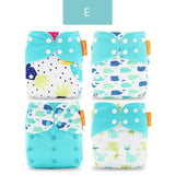 Happy Flute Eco Baby Diapers– 4pcs Set with Waterproof Bag