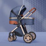High landscape baby stroller