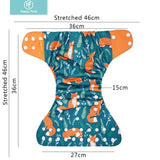 Happy Flute Eco Baby Diapers– 4pcs Set with Waterproof Bag