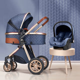 High landscape baby stroller